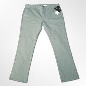 RVCA All Time Chino Pants - Sage Green, 38x34, Slim Fit